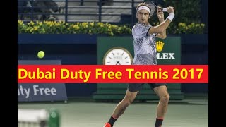 Roger Federer Court Level View Practice Match Dubai Duty Free Tennis Championships 费德勒迪拜网球公开赛