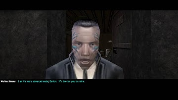 Deus Ex Boss Fight - Walton "Wally" Simons