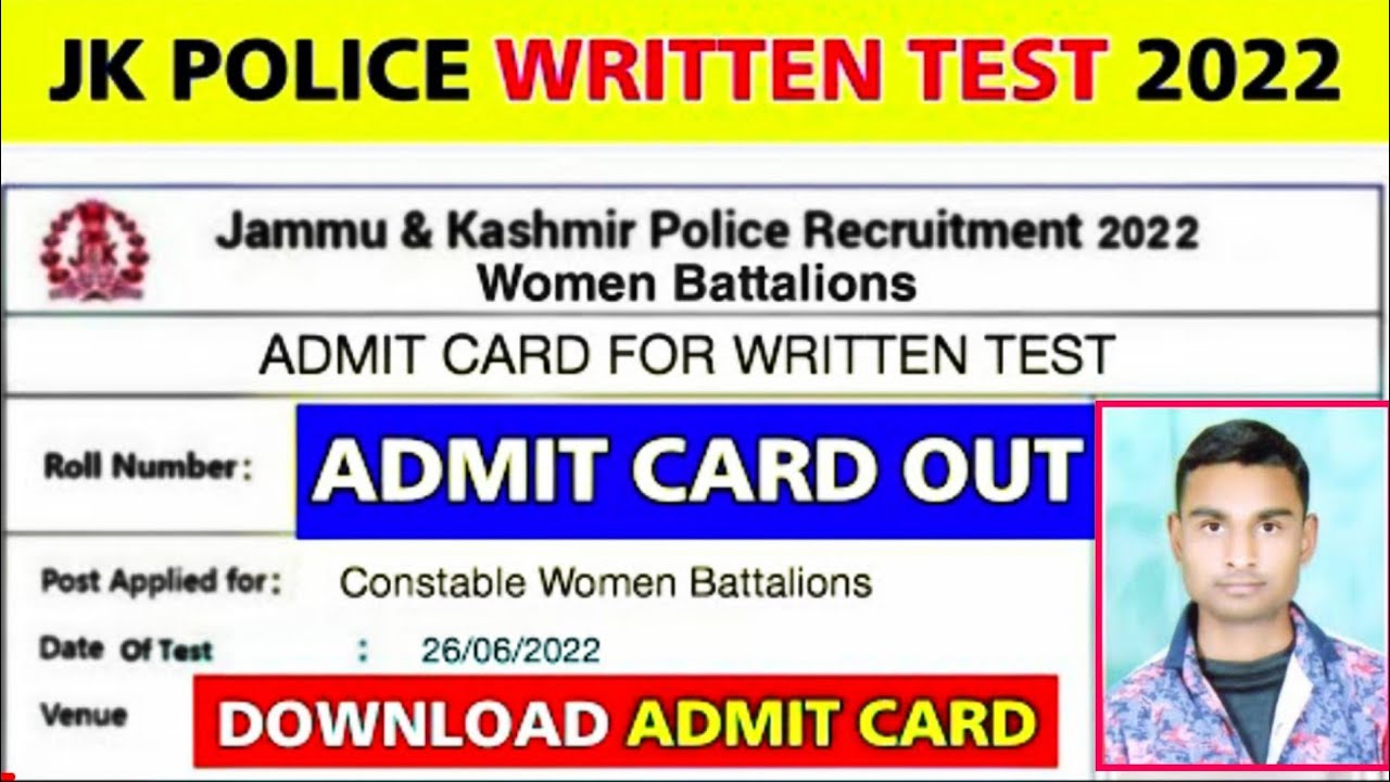 JK Police Border Battalion Boys Written Exam ? Admit Card Out Kab Honge ! JKP Border Battalion Exam