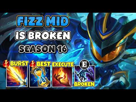 HOW TO PLAY FIZZ MID IN SEASON 16 | BEST GUIDE AND BUILD LEAGUE OF LEGENDS
