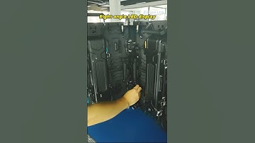 Right angle LED display.#eagerled #leddisplay #ledscreen #ledvideowall #ledpanel