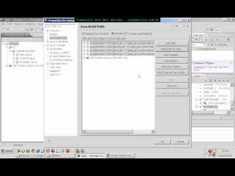 aula 3645 java se I  - mostrando dados do banco no eclipse.avi