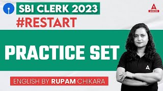 SBI Clerk English Preparation | English Practice Set for SBI Clerk 2023 | English by Rupam Chikara