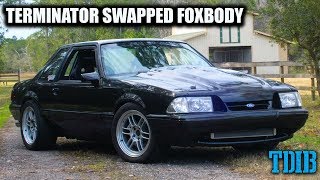 Terminator Fox Body Mustang Review! Supercharger Whine of GLORY