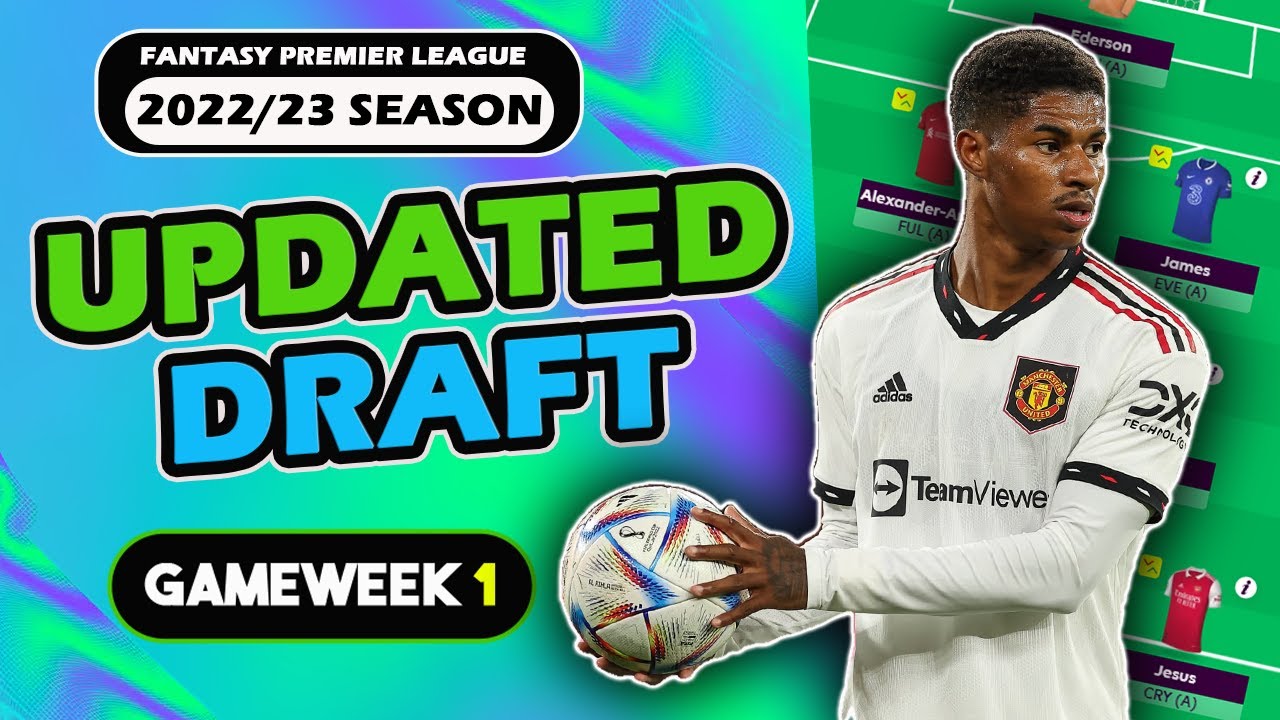 MY BEST GAMEWEEK 1 FPL DRAFT| FPL GW 1 DRAFT  | Fantasy Premier League 2022/23