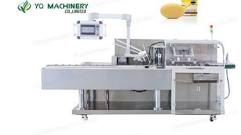 Hot sale automatic soap cartoning machine videos