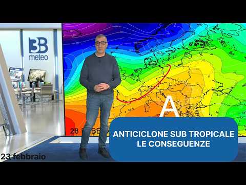 METEO. TUTTE LE CONSEGUENZE DELL'ANTICICLONE SUB TROPICALE IN ARRIVO