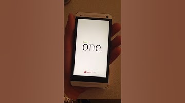 HTC ONE First boot