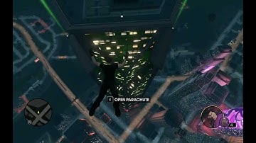 Highest jump without parachute - Saints Row The Third