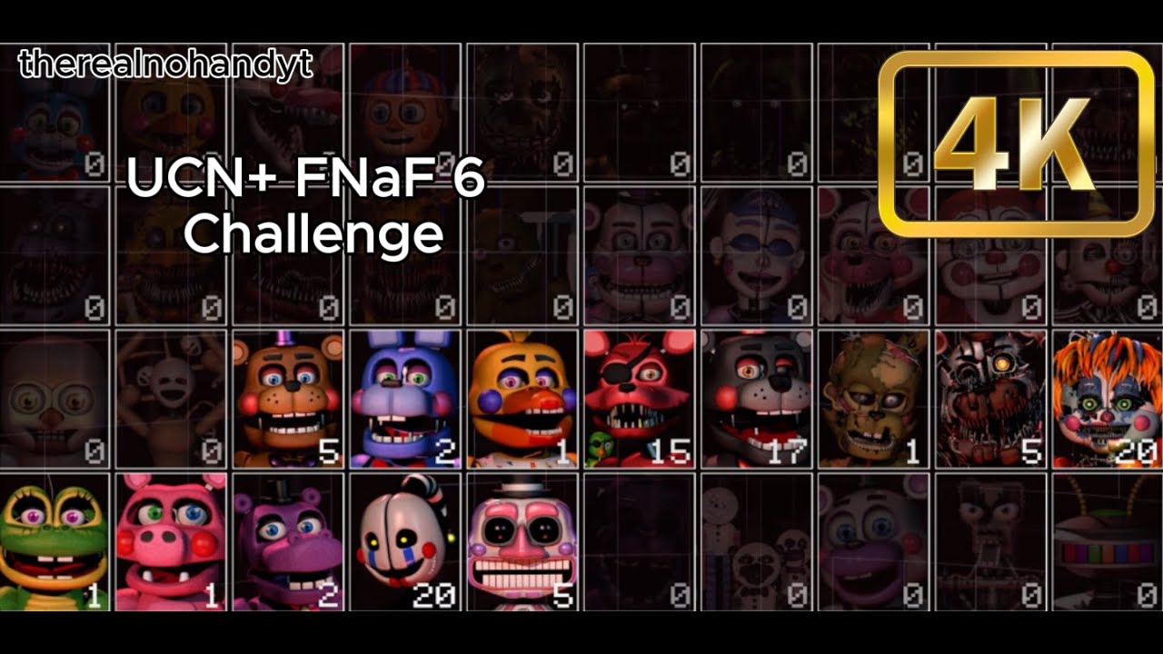 UCN+ FNaF 6 Challenge | Part 6 - Easy Beat - YouTube