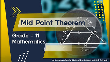 The Midpoint Theorem - Grade 11 (11th Lesson) - National Curriculum | English #mathsclass