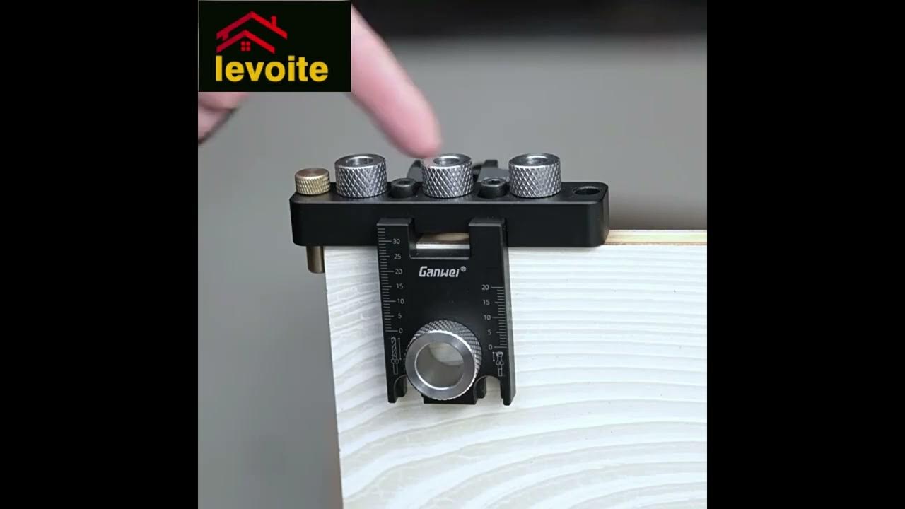 Levoite™ Doweling Jig Kit Cam Lock Jig Cam and Dowel Jig Guide YouTube