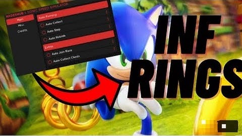 [NEW] SONIC SPEED SIMULATOR ScriptUI Hack | Infinite Rings | Infinite Steps |*PASTEBIN 2022*