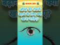 आंखों की रोशनी बढ़ाने के लिए क्या खाना चाहिए? most important Gk questions in Hindi #gk #staticgk #yt