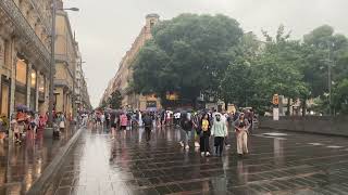 Rainy City Walk 🌧️ | Relaxing Street Rain Ambience &amp; Calm Vibes