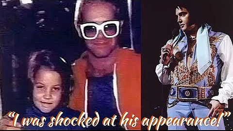 That time when Elton John met Elvis & Lisa Marie - 1976