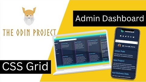 TOP: Admin Dashboard project (CSS Grid)