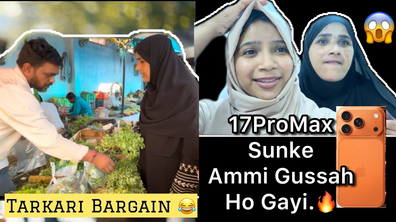 Hyderabad Tarakari Market Scene 🥒😂Ammi Ka Bargain – Full Comedy || iPhone Sunnke Ammi Fire 😡🔥 
