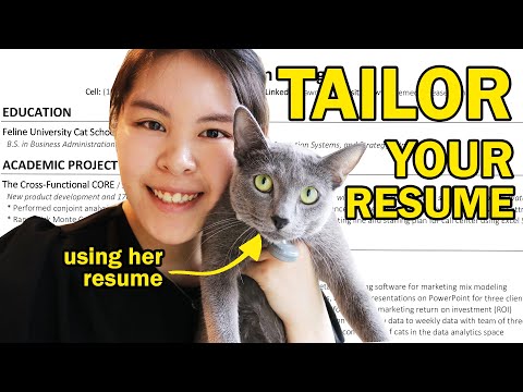 How to TAILOR Your RESUME to any COMPANY and JOB LISTING!