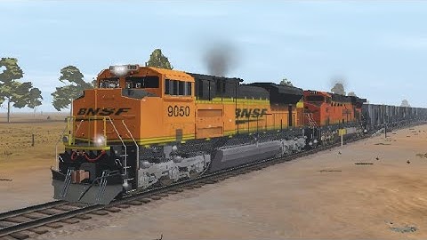 Trainz 3 BNSF #9050 pass by