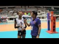 Botswana's outside hitter Gasekgonwe comments after the defeat against Egypt