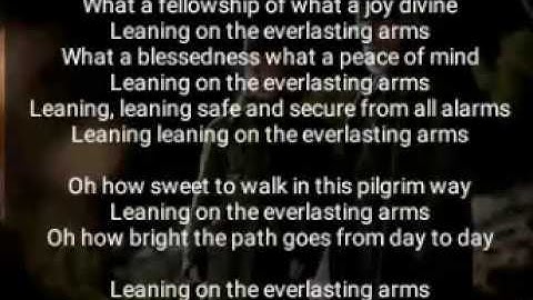 Thumbnail of Leaning On The Everlasting Arms - Iris DeMent  LYRICS, Letra.