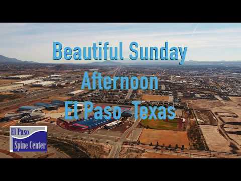Drone Video Beautiful Westside El Paso  1-14-17