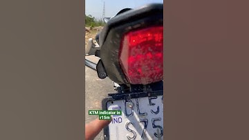 KTM indicator In R15M #yamaha #shorts #burnpiston #ktm