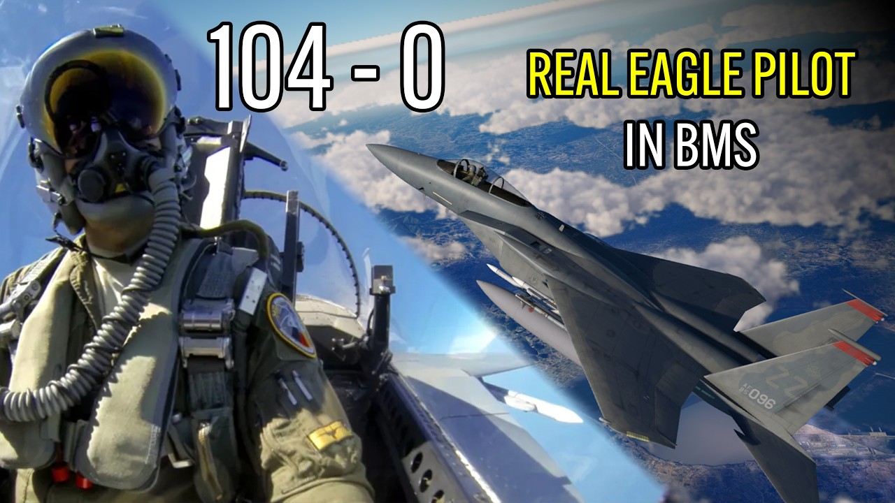 Never Lost in Air Combat — BMS Full Fidelity F-15C (While You Wait for DCS)