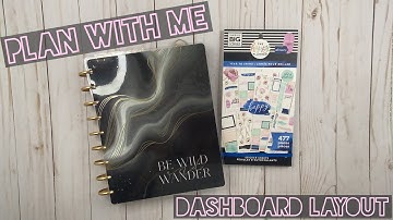 PLAN WITH ME || DASHBOARD LAYOUT || July 6-12, 2020