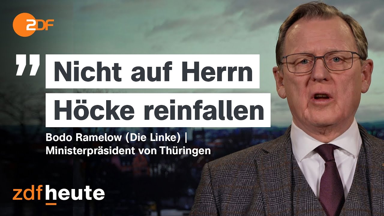 Kein Handschlag für Höcke: Bodo Ramelow zum Ministerpräsidenten gewählt | DER SPIEGEL