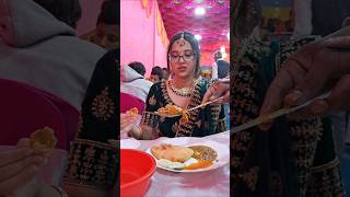 Don't give Mutton ❌️ #mutton #vegetarian #food #biyebari #eating #biye #shorts #wedding