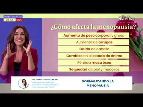 La menopausia: su normalización, síntonas y algunos hábitos cotidianos y tratamientos ginecológicos