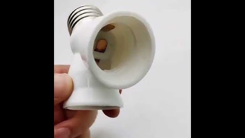 Đui đèn tròn E27 chia 1 ra 2 #ổ #smartphone #dochoitreemthongminh