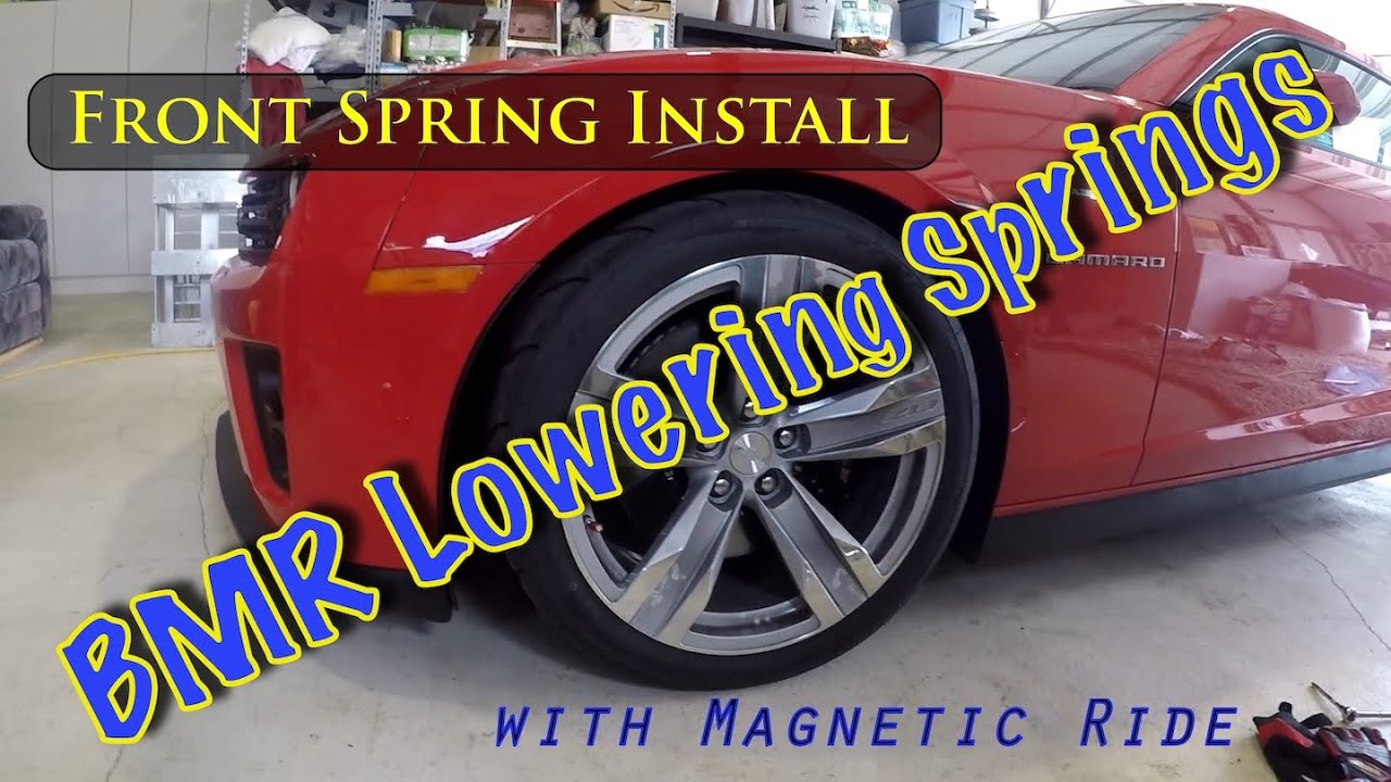 BMR Front Lowering Spring Install for the Gen 5 ZL1 with Magnetic Ride