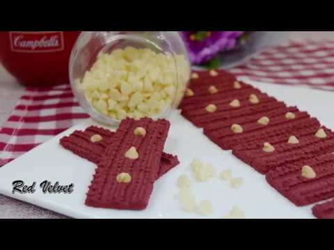 Biskut Red Velvat 2019 Membuat Dgn Falcon Pasta Cookies Maker