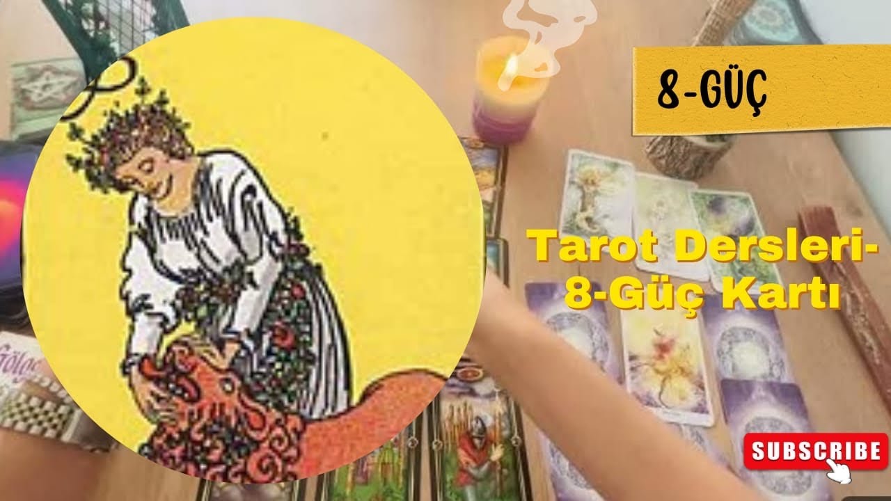 Tarot dersleri 9 Güç kartı💕💕💕