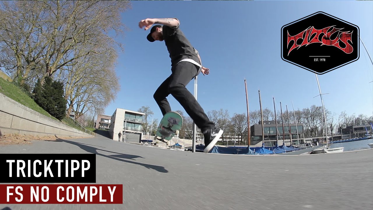 How to FS No Comply einfach und schnell Skateboard Tricks lernen