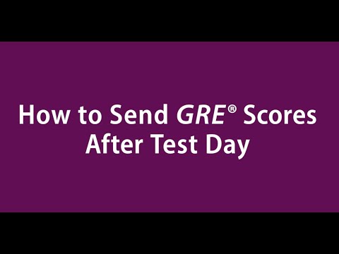 How to Send GRE Scores After Test Day