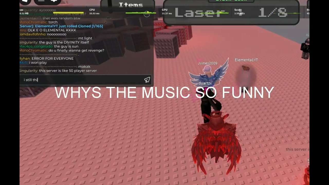 Proving why Rock is in fact funny in RNG Fights... Admin abuse edition