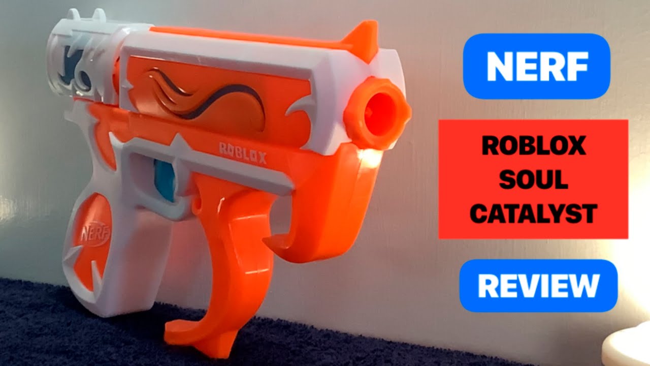Nerf Roblox Arsenal: Soul Catalyst Dart Blaster With Code to