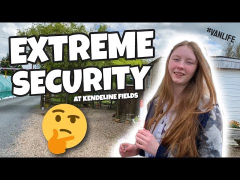 Extreme Security at Kendeline Fields Farm Campsite | OTT Security #vanlife