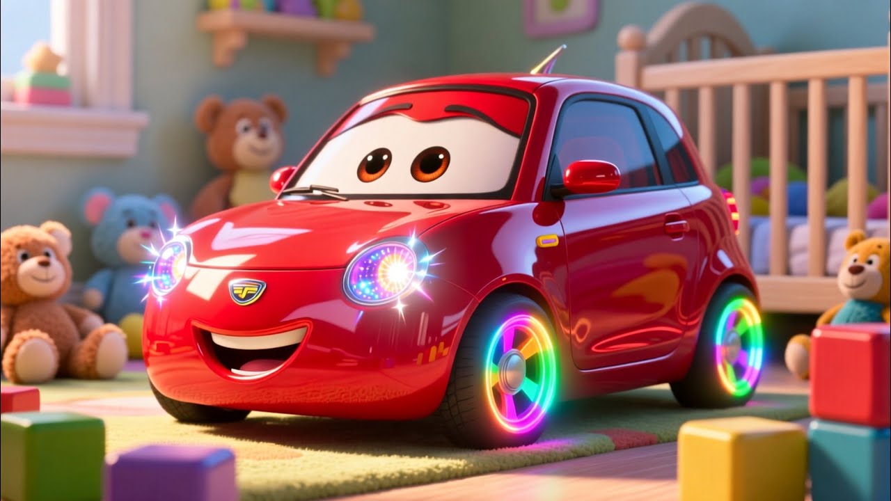 Zoom Zoom Race Car 🚗 | Baby Nursery Rhyme | Kids Car Song | Learn 123 & Fun Racing