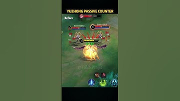 Counter Yu Zhong Passive Without Attack ✅✅ | Fake Plays