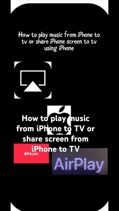 How to share screen on iPhone to TV or share iPhone music to TV. - YouTube - How To Share Video On Phone To Tv