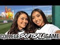 HOW I GET READY FOR MY COLLEGE SOFTBALL GAME! | Ronni Rae