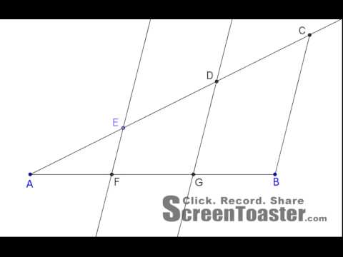 Video: Er et linjestykke delt i to?