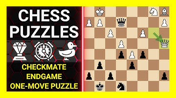 Chess Puzzles for Practice. Themes: Checkmate, Endgame, One-move puzzle. Learn Chess