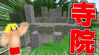 【マイクラ】ジャングルに謎の建造物…ついに『寺院』を発見！！！【ドズクラPART161】【ドズぼん】 screenshot 4