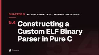 5.4 Constructing a Custom ELF Binary Parser in Pure C | Process Memory Layout from Disk to Execution Update